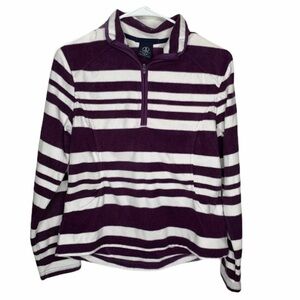 Lands End womens Popover fleece jacket S
